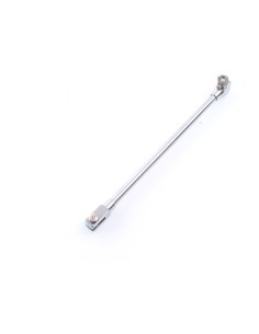 Gestängemittelteil für Hintere Gestängebremse Gazelle 22.5cm - Messing/Chrom