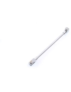 Gestängemittelteil für Hintere Gestängebremse Gazelle 10cm - Messing/Chrom