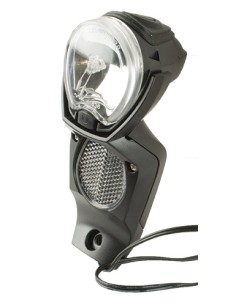 Scheinwerfer Gazelle Light Vision V2 für Nabendynamo - Schwarz