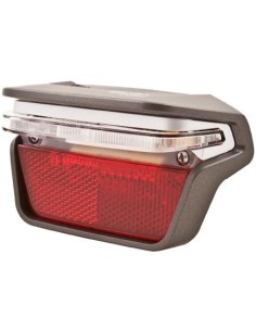 Gepäckträger Rücklicht Spanninga Brasa E-Bike 6-12 Volt (80 mm Montage)