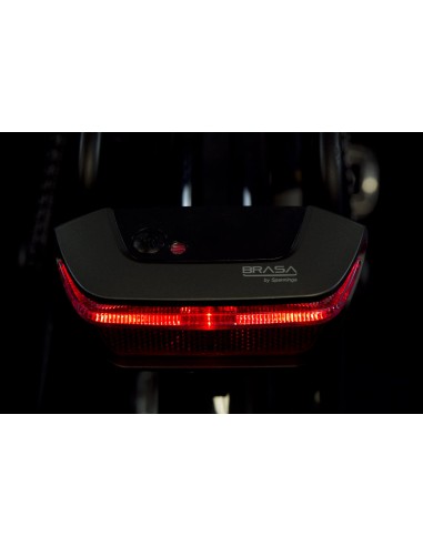 Gepäckträger Rücklicht Spanninga Brasa E-Bike 6-12 Volt (80 mm Montage)