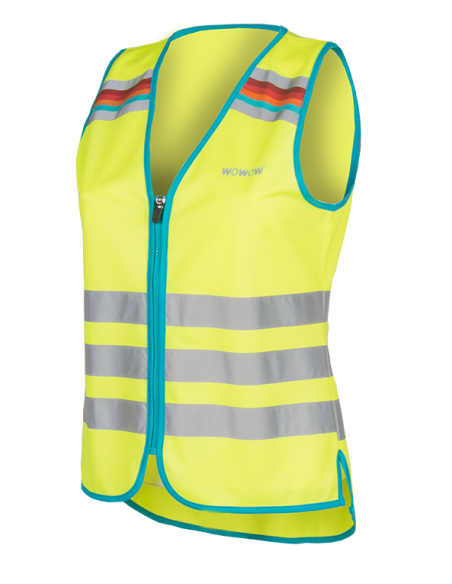 Reflexion weste Wowow Lucy Large - Gelb