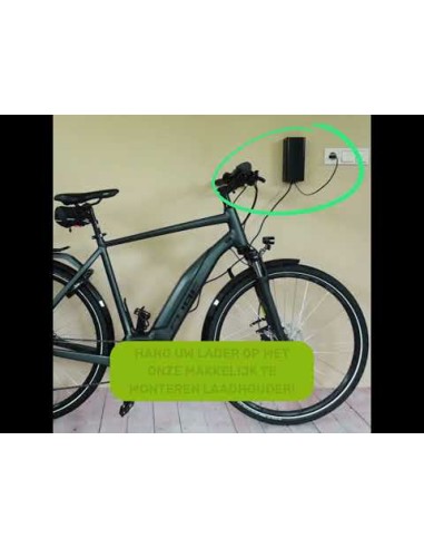 Universelle Ladegerätehalter aus Metall - Größe L - Schwarz