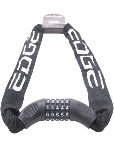 Kettenschloss mit Code Edge Trace Code 90cm - Schwarz