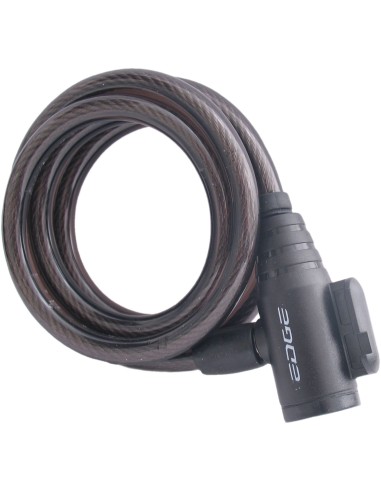 Spiral Kabelschloss Edge Wired 80 - ø8 x 120 cm - Schwarz