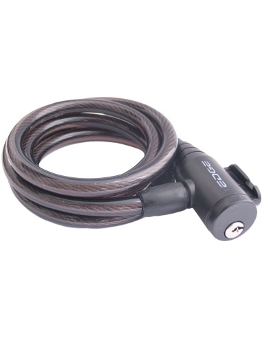 Spiral Kabelschloss Edge Wired 100 - ø10 mm x 150 cm - Schwarz