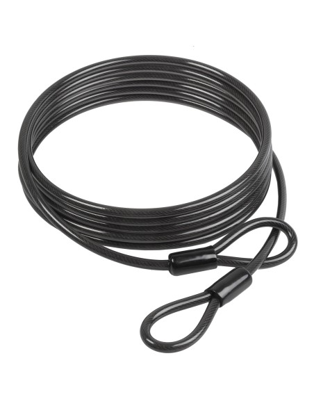 Absperrkabel M-Wave S 10.50 L - 5 meter x 10 mm - Schwarz