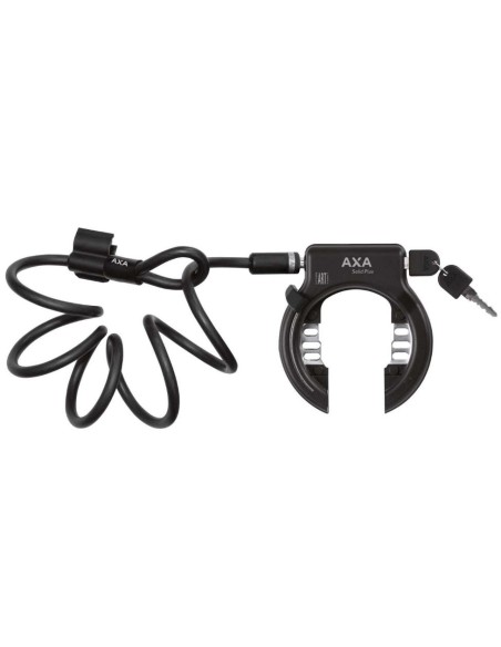 Ringschloß AXA Solid Plus + Newton PL150 Plug-In-Kabel (blister)