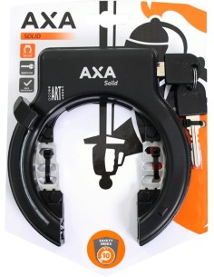 Ringschloß Axa Solid Plus - mit Schutzblechbefestigung - Schwarz