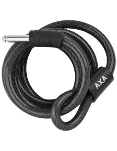 Kabelschloß Axa RLE 150/10 mit Halter - Dunkelgrau