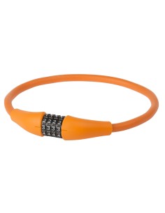 Zahlenkabelschloß M-Wave Silikon 900 x 12mm - Orange