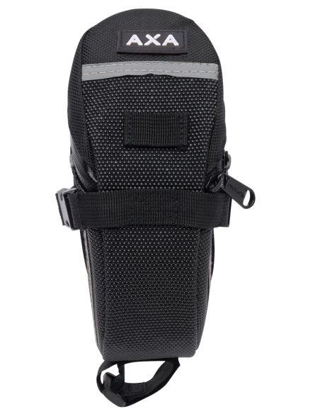 Ringschloss Axa Block XXL mit ULC100 Einsteckkette und Satteltasche - Schwarz