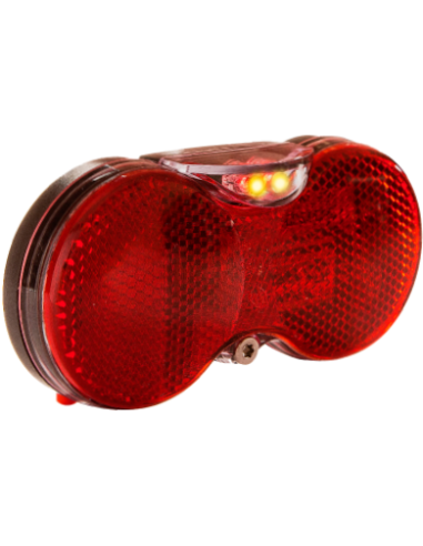 Rücklicht Gepäckträger Herrmans H-Vision Batterie - 50 mm Montage