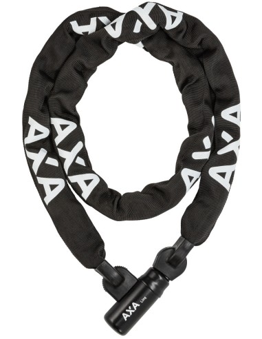 Kettenschloß Axa Linq 180/9,5 mit Polyesterhülle - Schwarz