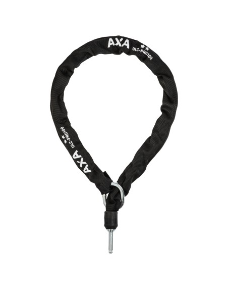 Einsteckkette Axa ULC Pro 100/8 mit Polyesterhülle - Schwarz