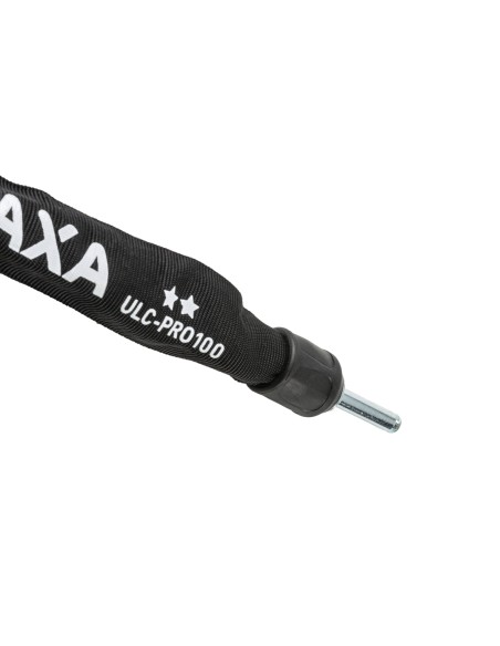 Einsteckkette Axa ULC Pro 100/8 mit Polyesterhülle - Schwarz