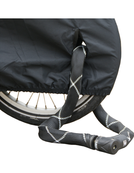 Transportrad Abdeckung DS Covers Cargo 2-Räder mit Gummizug - Grau