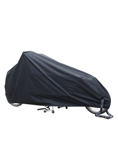 Transportrad Abdeckung DS Covers Cargo 2-Räder mit Gummizug - Grau