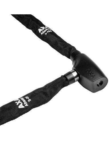 Kettenschloß Axa Absolute 5-150 mit Polyesterhülle - Schwarz