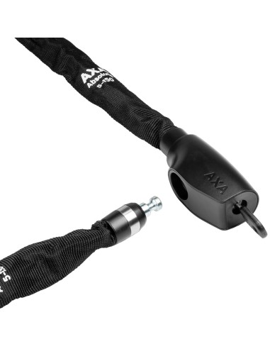 Kettenschloß Axa Absolute 5-150 mit Polyesterhülle - Schwarz