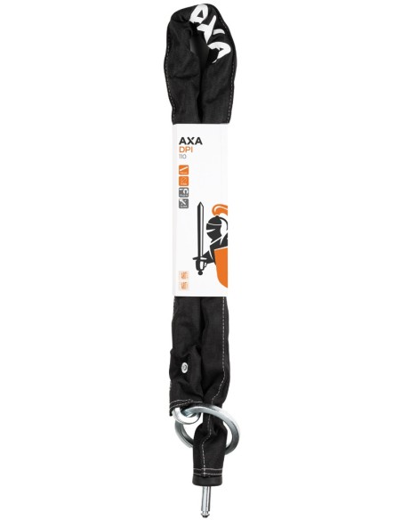 Einsteckkette Axa DPI 110/8.5 mit Leinwandhülle - Schwarz