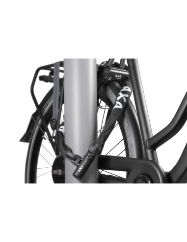 Set Ringschloß Axa Solid Plus + Kettenschloß Axa Linq City 100/7 - Schwarz