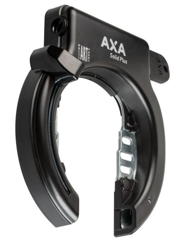 Set Ringschloß Axa Solid Plus + Kettenschloß Axa Linq City 100/7 - Schwarz