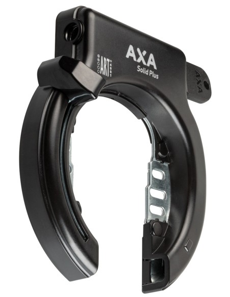 Set Ringschloß Axa Solid Plus + Kettenschloß Axa Linq City 100/7 - Schwarz
