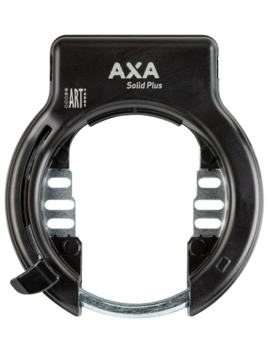 Set Ringschloß Axa Solid Plus + Kettenschloß Axa Linq City 100/7 - Schwarz