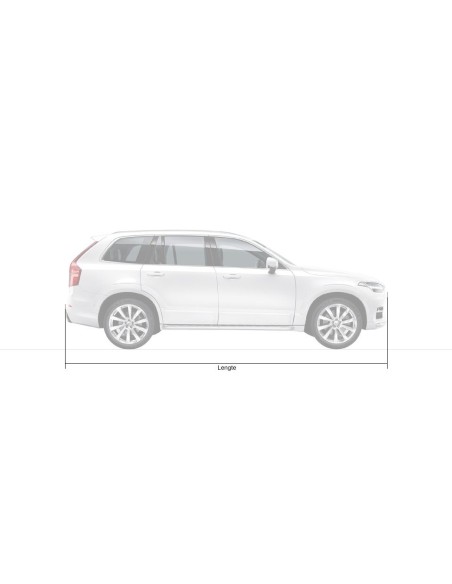 Autoabdeckung DS Covers BOXX SUV indoor medium - Schwarz