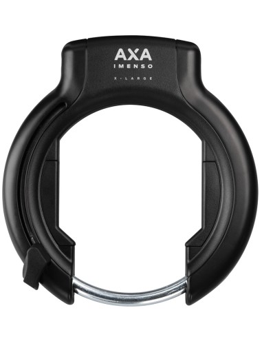 Set Ringschloß Axa Imenso XL mit abziehbarem Schlüssel + Plug-In Kette Axa ULC 130 mit Satteltasche