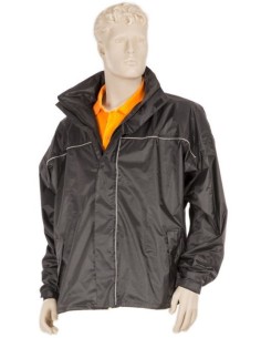 Regenjacke Mirage Rainfall Jacket Luxury - Größe M - Schwarz