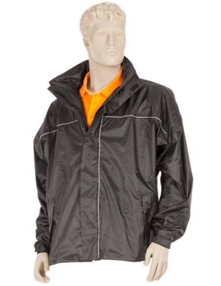 Regenjacke Mirage Rainfall Jacket Luxury - Größe M - Schwarz