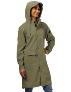 Regenmantel Mirage Rainfall Trenchcoat   Größe M   aus Soft Touch Polyester   Olive Green