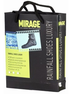 Regenschuhe Mirage Rainfall Luxury XL - Schwarz
