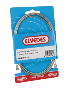 Bremszug Innen Elvedes 2350mm Edelstahl ø1,5mm V-Nippel und T-Nippel (auf Karte)