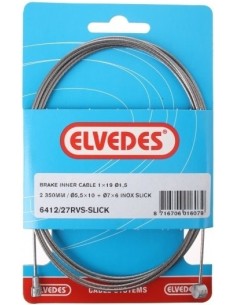 Bremszug Innen Elvedes 2350mm Edelstahl Slick ø1,5mm V-Nippel und T-Nippel (auf Karte)