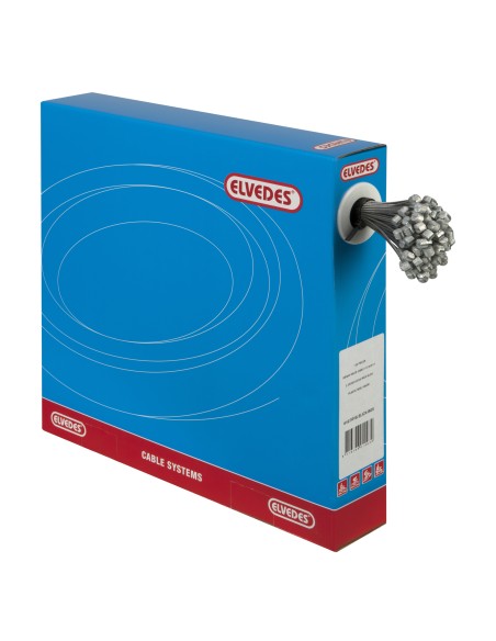 Bremszug Innen Elvedes 2250mm Edelstahl Slick ø1,5mm T-Nippel (100 Stück)
