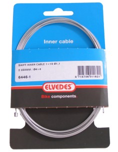 Schaltzug innen Elvedes 2250mm Galvanisiert ø1,1mm N-Nippel (blister)