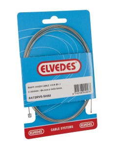 Schaltzug innen Elvedes für Shimano 2250mm Nirosta ø1,1mm N-niippel (blister) - Silber