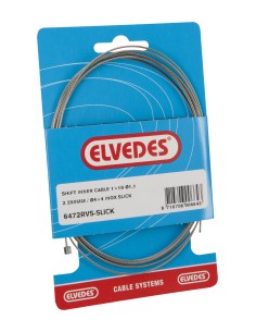 Schaltzug Innen Elvedes 2250mm Nirosta Slick ø1,1mm N-nippel (blister) - Silber