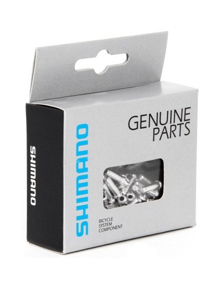 Anti-Ausfrans Nippel Shimano ø1.2mm Aluminium - Silber (100 Stück)