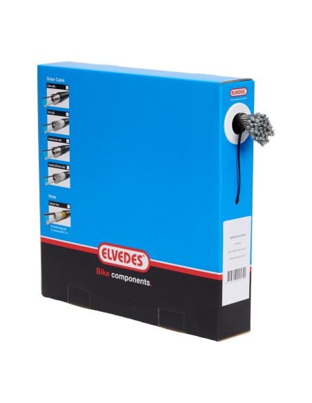 Schaltzug innen Elvedes 2250mm Nirosta Slick ø1,1mm N-Nippel (100 Stück) - Silber