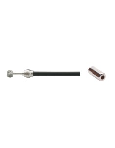 Bremszug Satz für Hinten Elvedes 1700mm / 2250mm Galvanisiert mit 2 Nippel - Schwarz (blister)