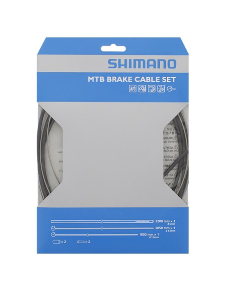 Bremszug Satz Shimano MTB Edelstahl - Schwarz