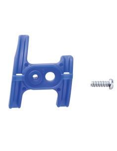 Zugführung Shimano - Klemmbefestigung mit Blechschraube - Blau