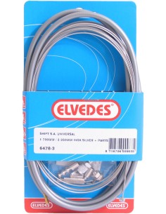 Trommelbremsenzug Elvedes 1700mm / 2350mm Nirosta - Silber