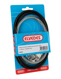 Bremszug Hinten Elvedes BR-IM41/50/53 1700mm / 2250mm Nirosta - Schwarz (blister)