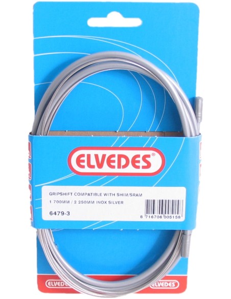 Schaltzug Satz 3-fach Elvedes Nexus 1700 / 2250 mm Edelstahl - Silber