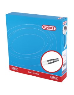 Bremszugaußenhülle Elvedes mit Teflon-Innenbeschichtung ø5,0mm / 30 meter - Weiß (im Karton)